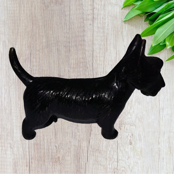 Antique Cast Iron Scottie Dog Coin Bank - Picture 6 of 12